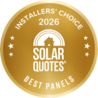 award-solar-quotes SolarQuotes Installers' Choice 2026 — Best Panels